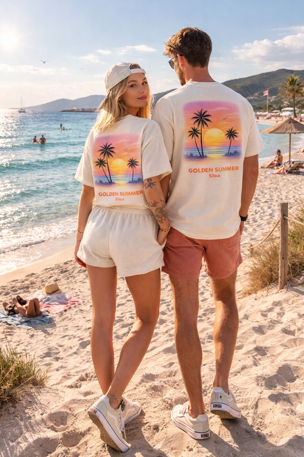 T-shirt Silea Golden Summer