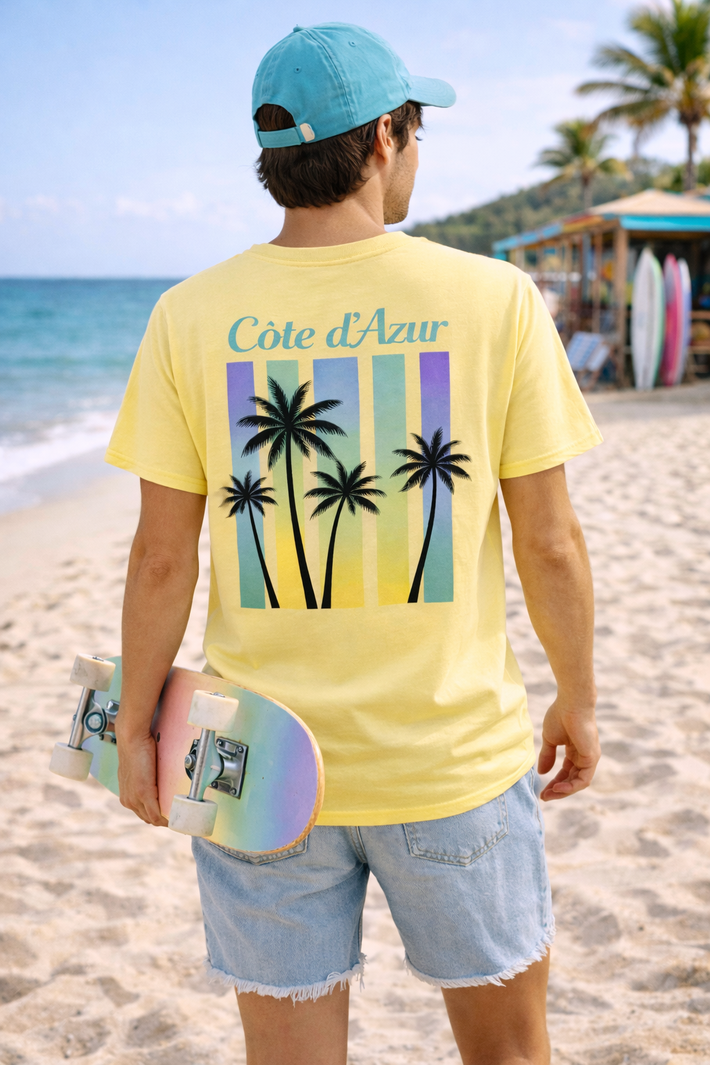 T-shirt Silea Côte d’Azur bleu