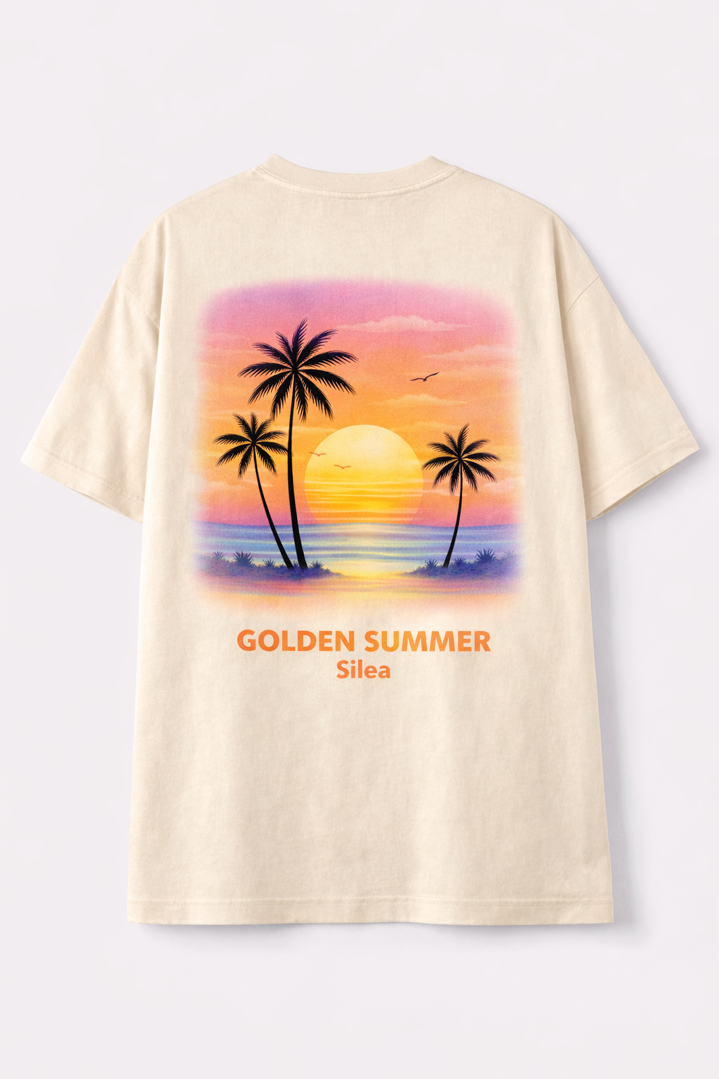 T-shirt Silea Golden Summer