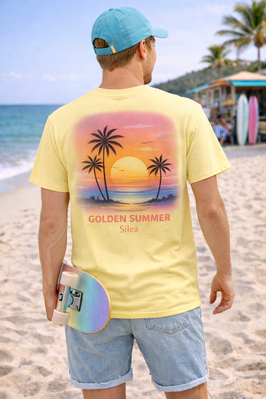T-shirt Silea Golden Summer