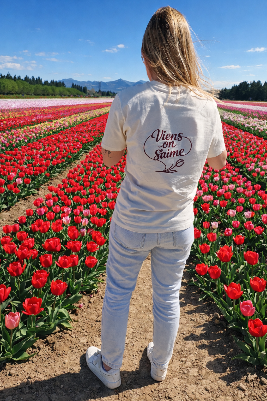 T-shirt Silea vien on s'aime